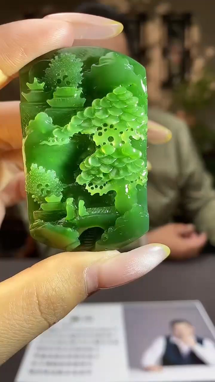 和田玉未镶嵌颈饰C382