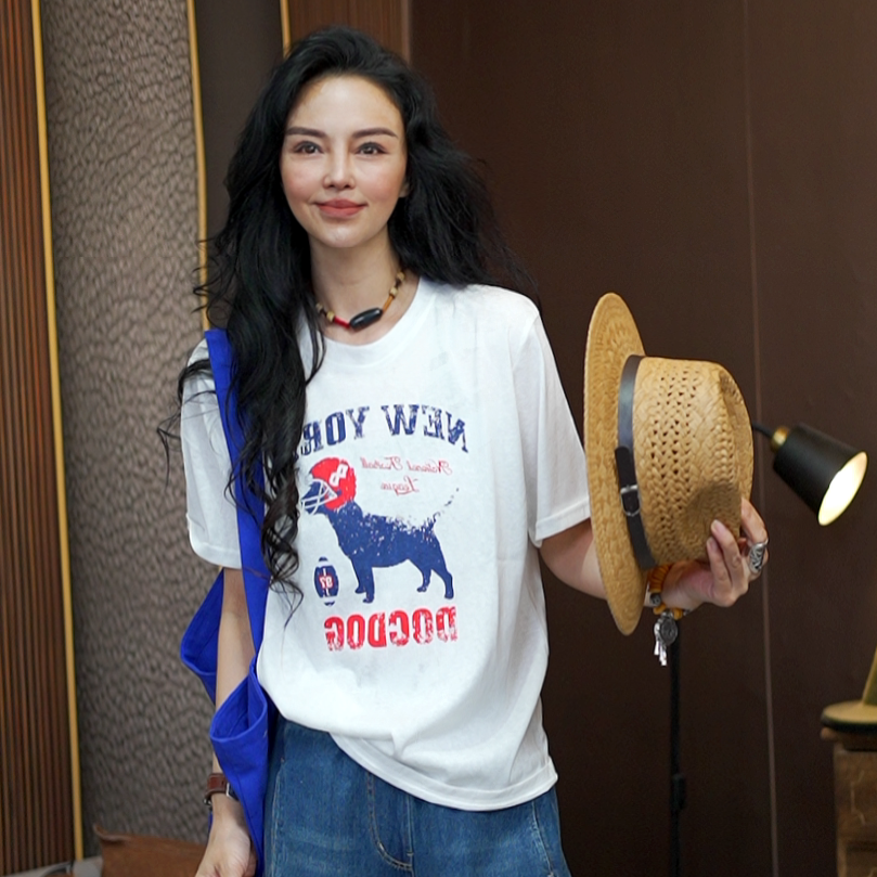 夏季新款 棉质小狗 T恤7339