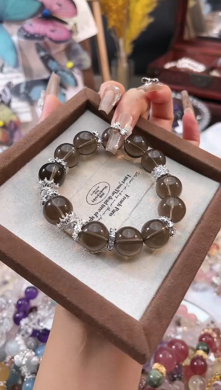 【闪购商品】水晶手链未镶嵌多样性发货颜色微差发其一 