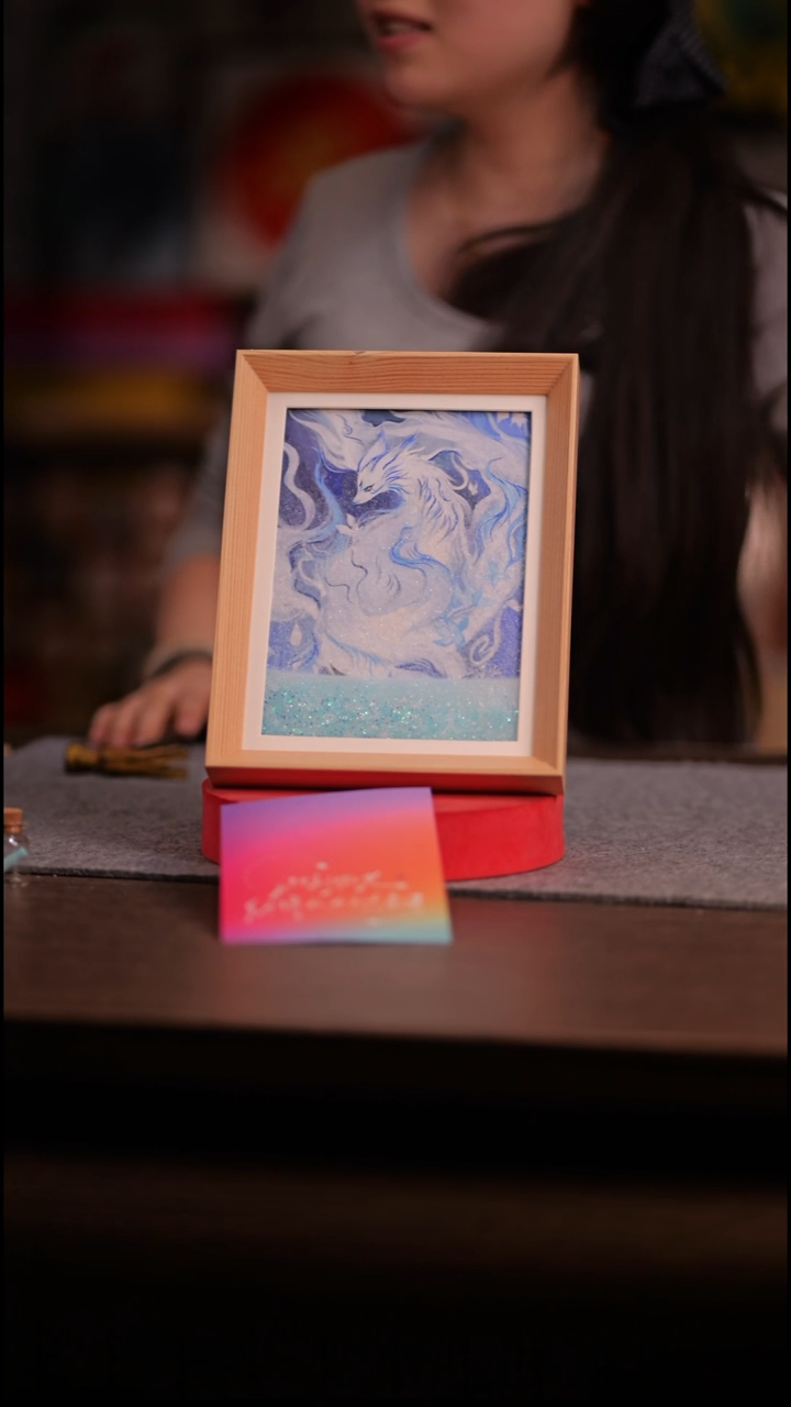 国画t****）630-8寸流沙-手写