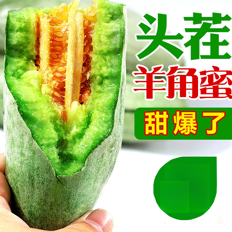 山东羊角蜜甜瓜脆甜多汁新鲜水果当季香瓜