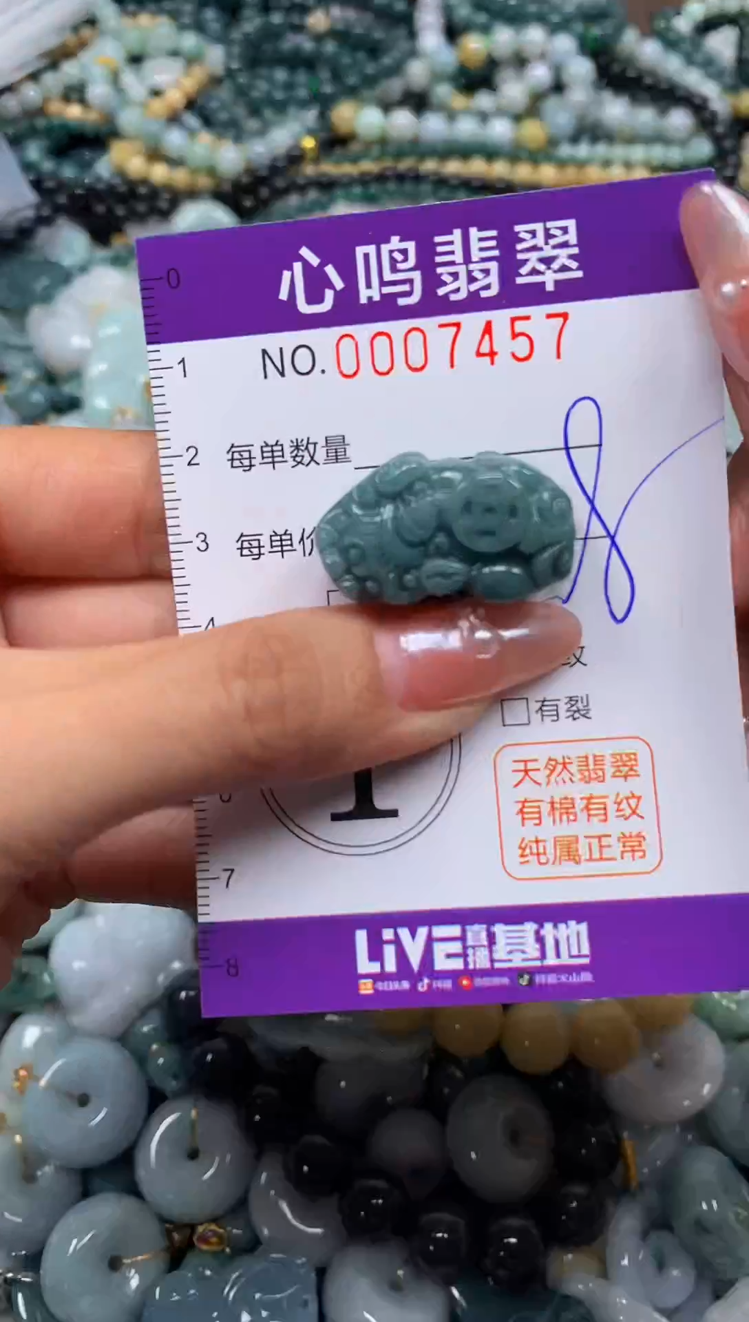 颈饰未镶嵌翡翠闪购007457