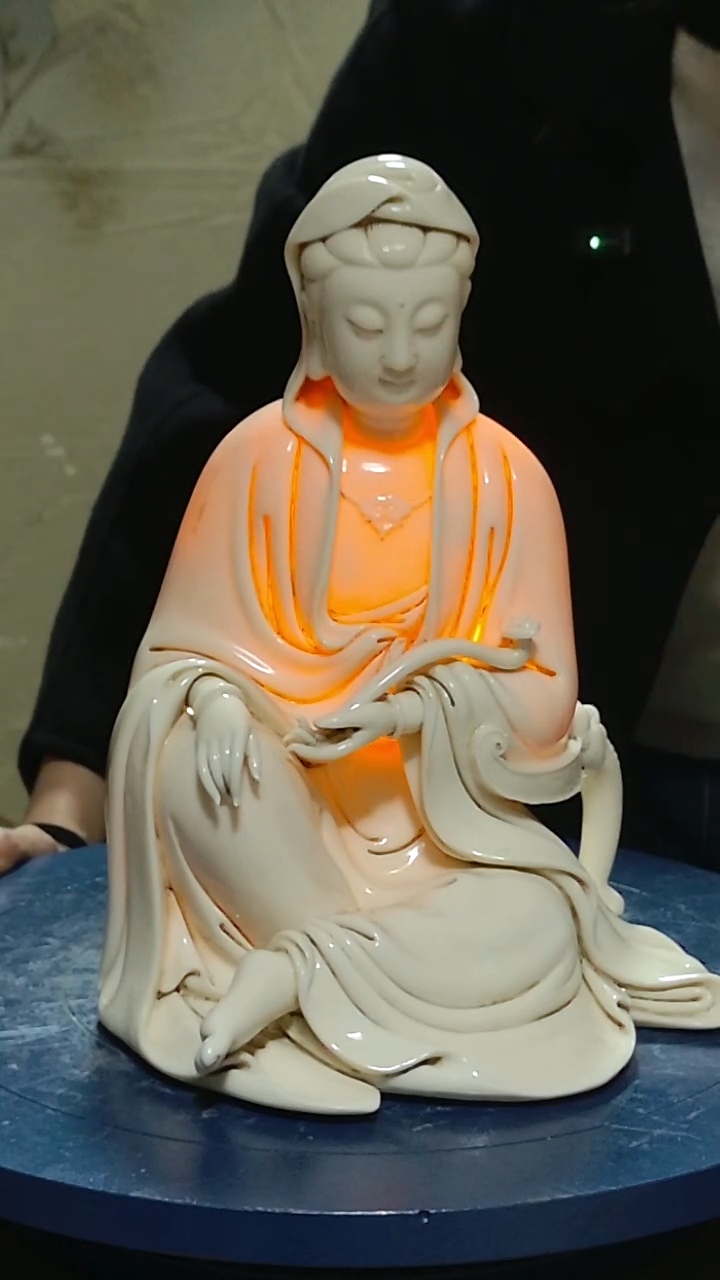 佛像故**我德化瓷观音造像