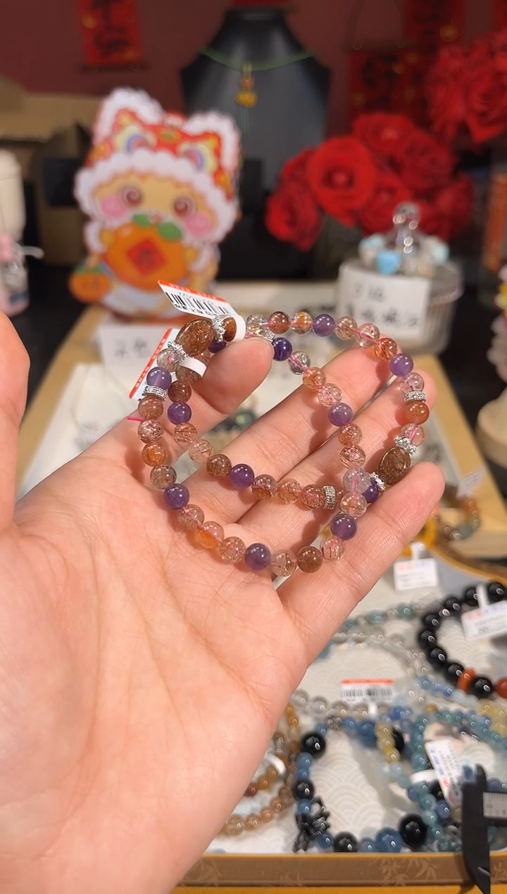 【闪购商品】水晶手链未镶嵌Q869多样性发货一件