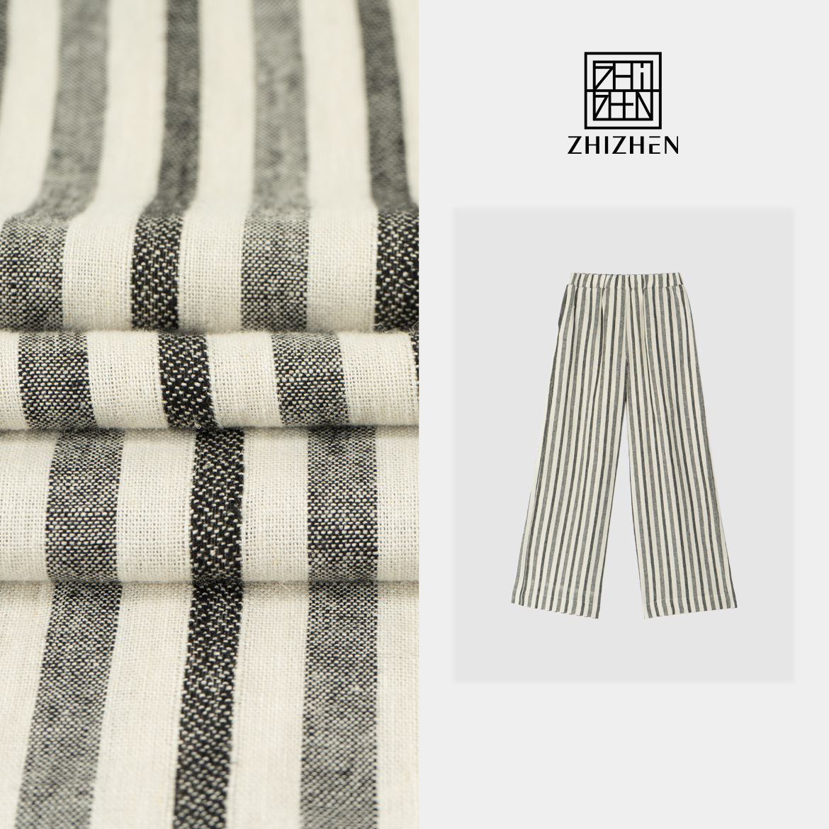 夏季新款高腰设计感百搭绑带休闲直筒长裤女显瘦【舒芙蕾】