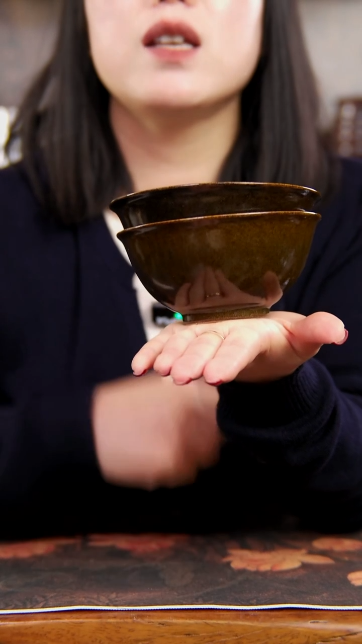 原矿釉煤窑烧制的碗拍一发二