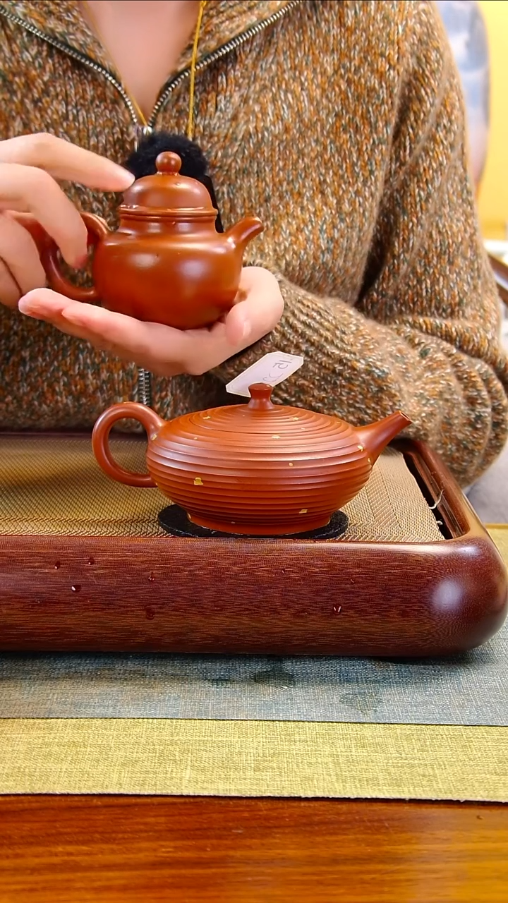 茶壶紫砂静徐记福康 原矿紫砂 15