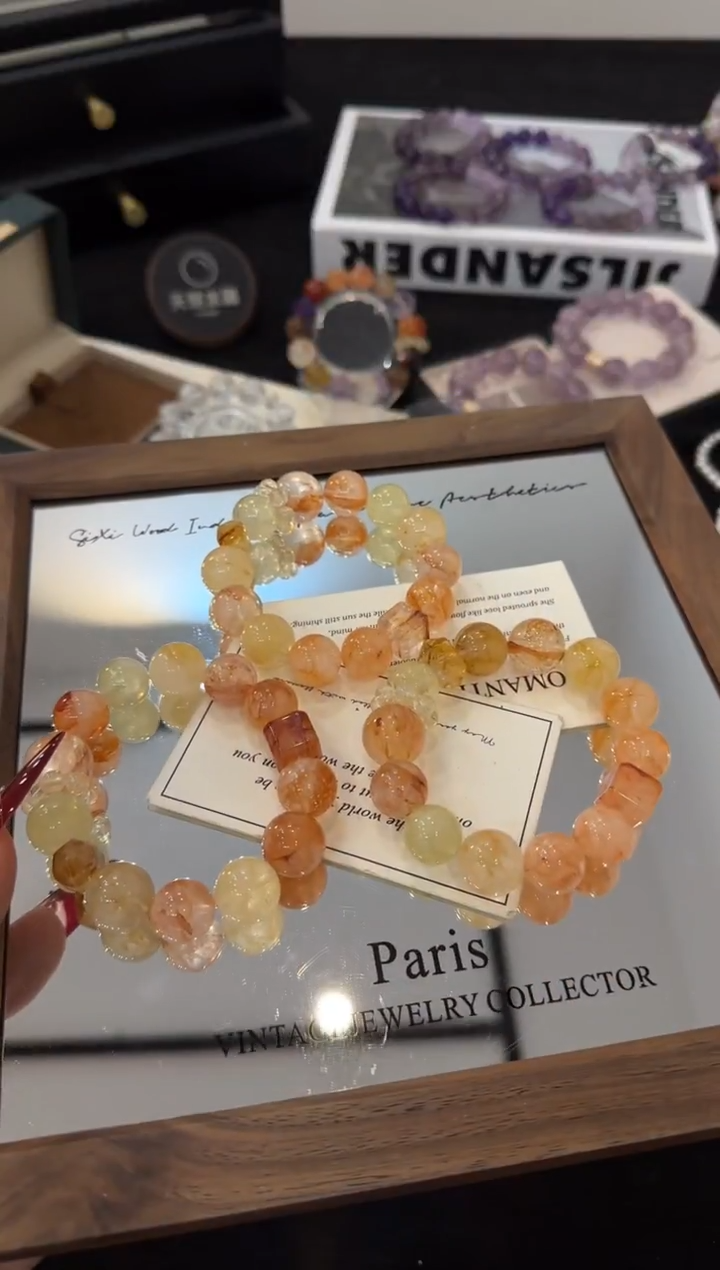 未镶嵌手链水晶金榜题名x3101