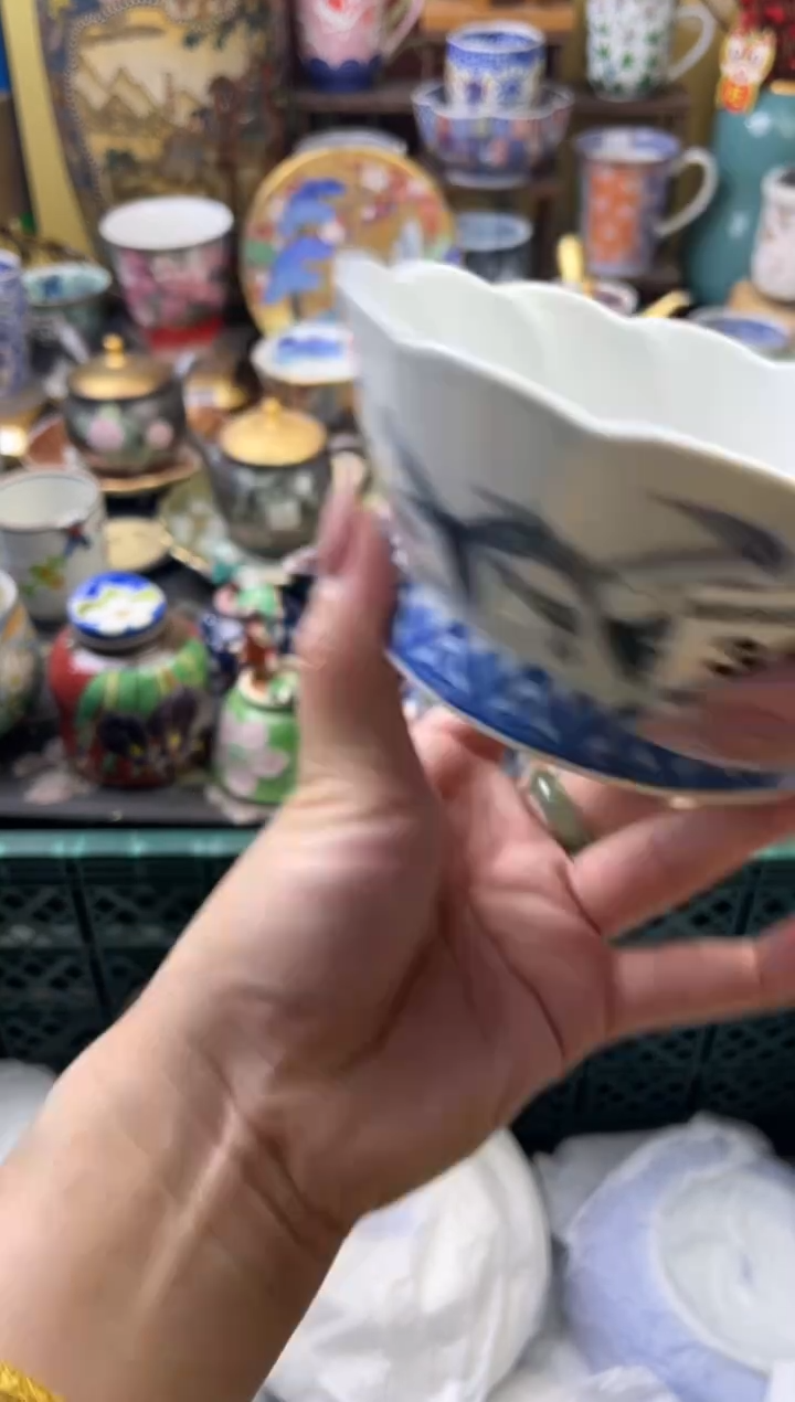 瓷片S*k324号六六工艺品瓷器