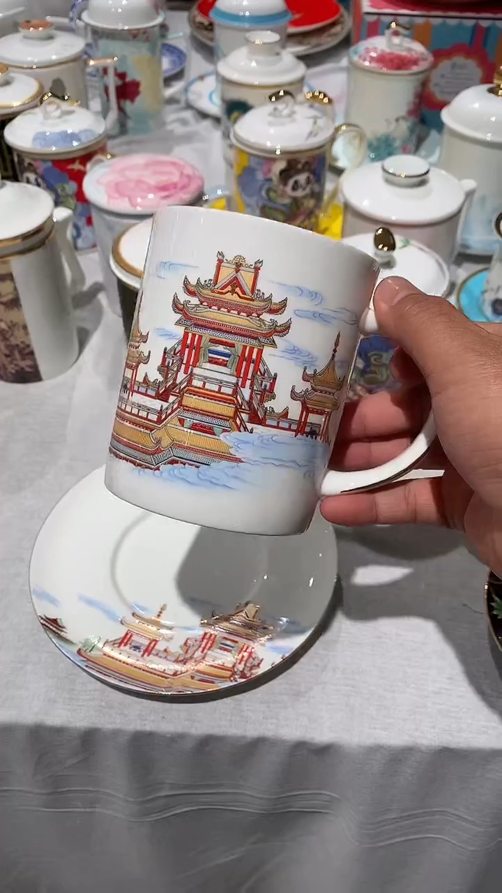 仙境杯子隆达骨质瓷