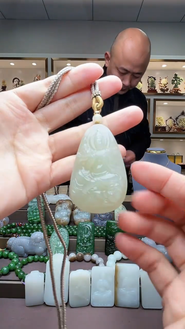 【闪购商品】和田玉挂件未镶嵌苏