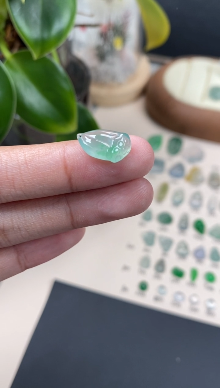 【闪购商品】翡翠颈饰未镶嵌翡翠冰晴莲蓬