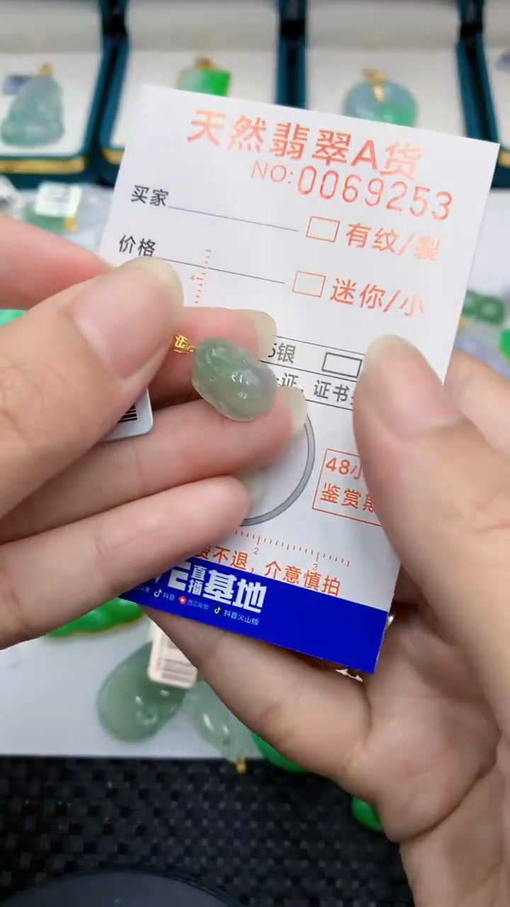 【闪购商品】翡翠颈饰18K金镶嵌            8