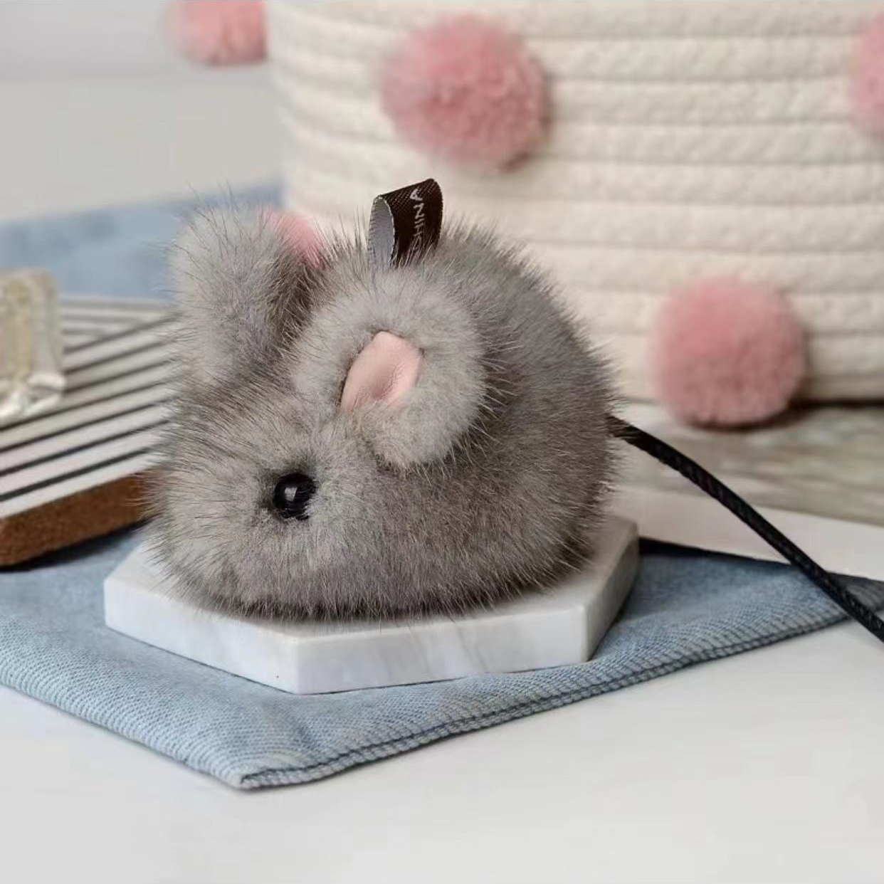 宇之媛 鼠你幸福挂件 水貂挂件 包包挂件 节日礼物 生日礼品283