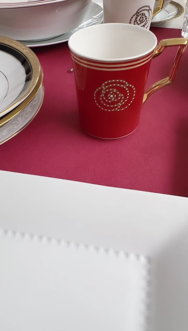【闪购商品】山茶花咖啡杯2套