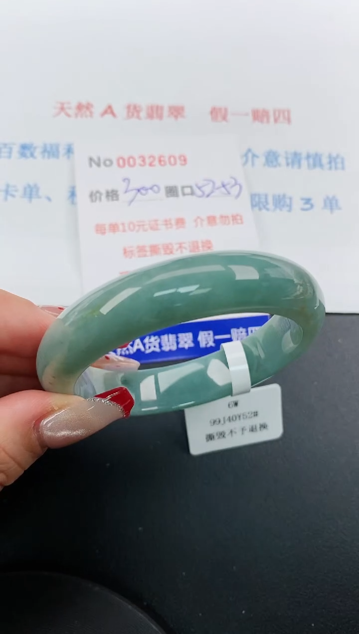 【闪购商品】翡翠手镯未镶嵌天然A货翡翠未镶嵌0032609