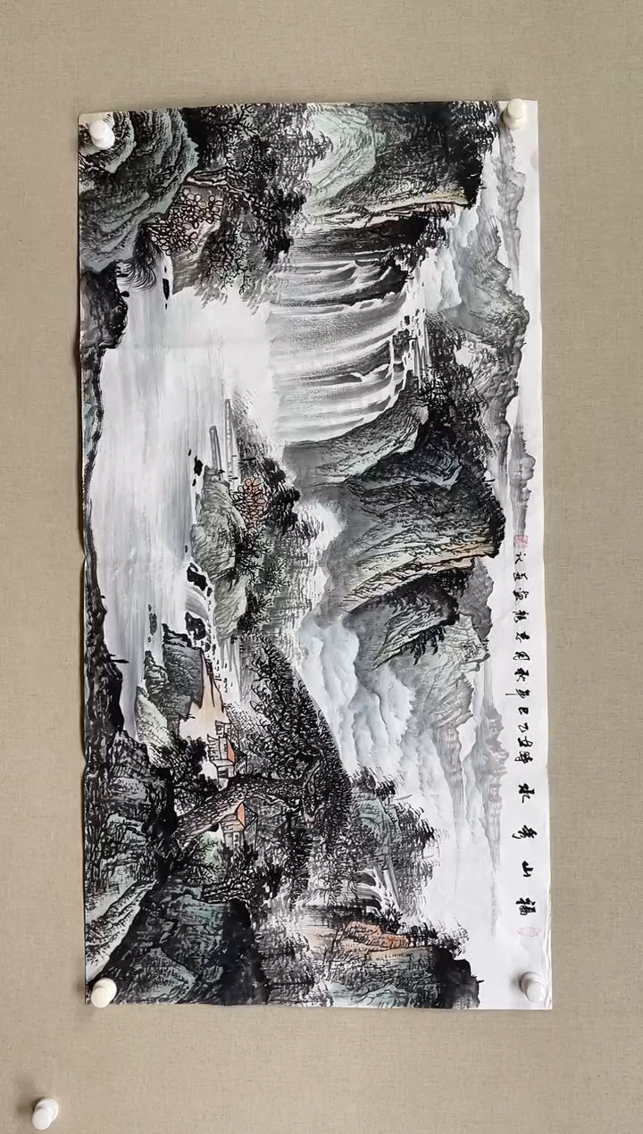 国画138*68 杨志龙杨志龙杨志龙杨志龙杨志龙