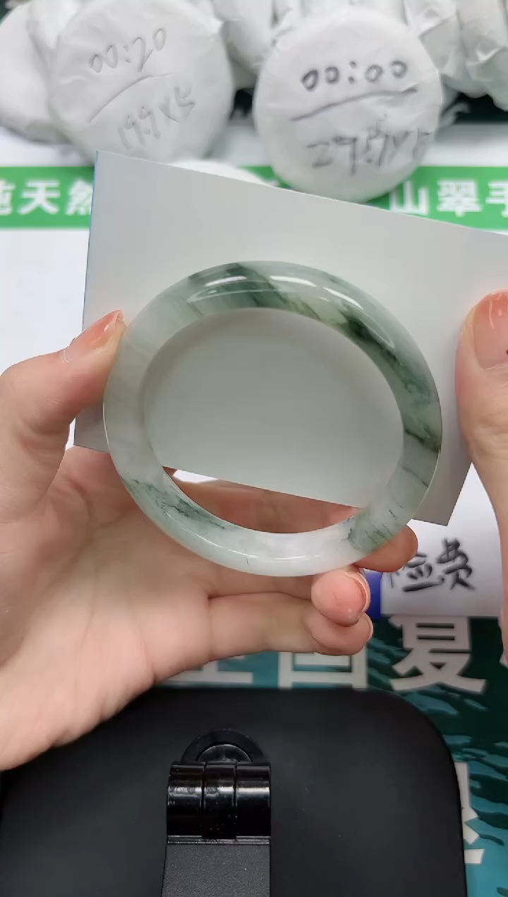 【闪购商品】石英质玉手镯合金K235-58