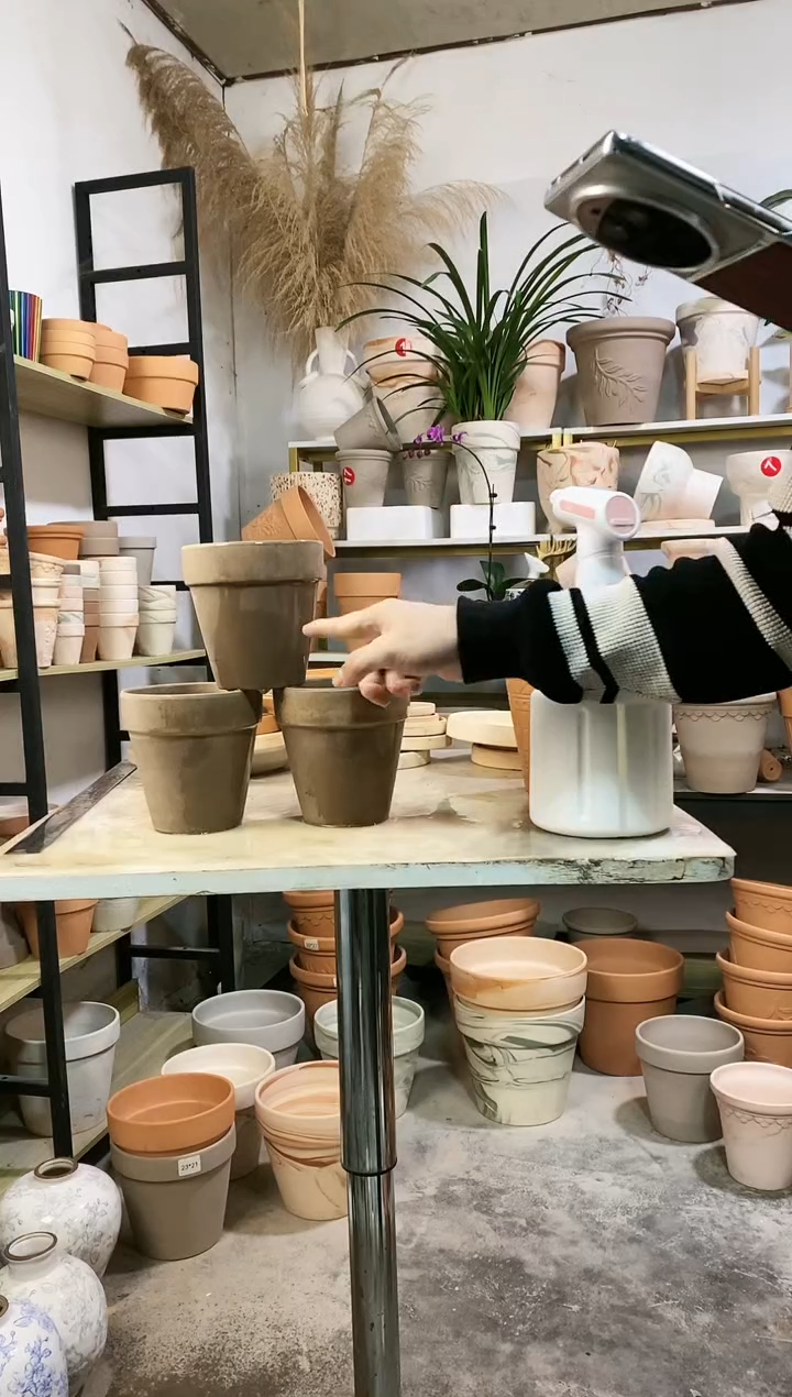 【闪购商品】红陶瑕疵无售后12.5*13灰陶 3盆无托