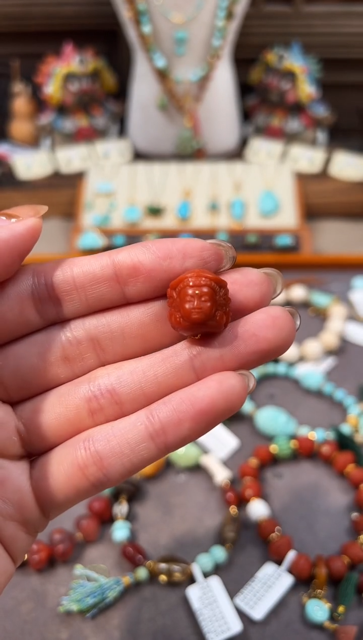 未镶嵌配饰南红玛瑙南红配饰三面佛