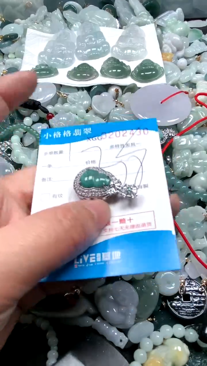 【闪购商品】翡翠颈饰未镶嵌闪购商品0203430