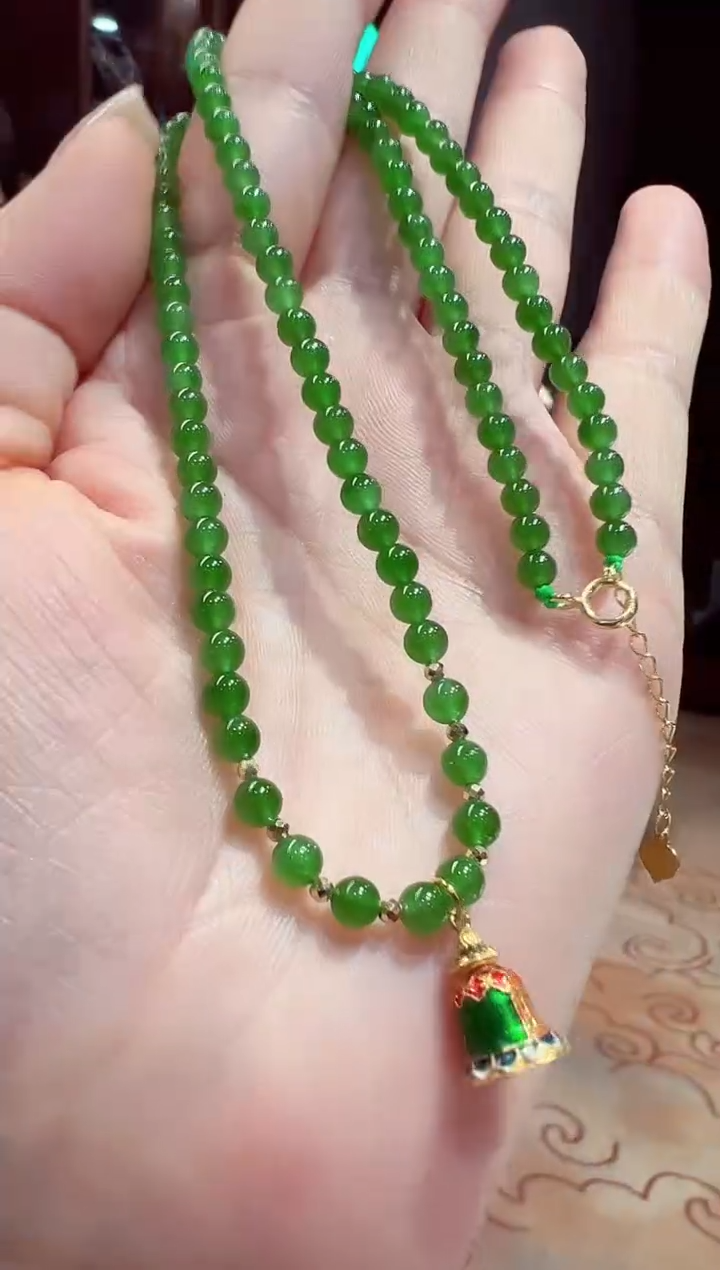 和田玉未镶嵌项链和田玉项链