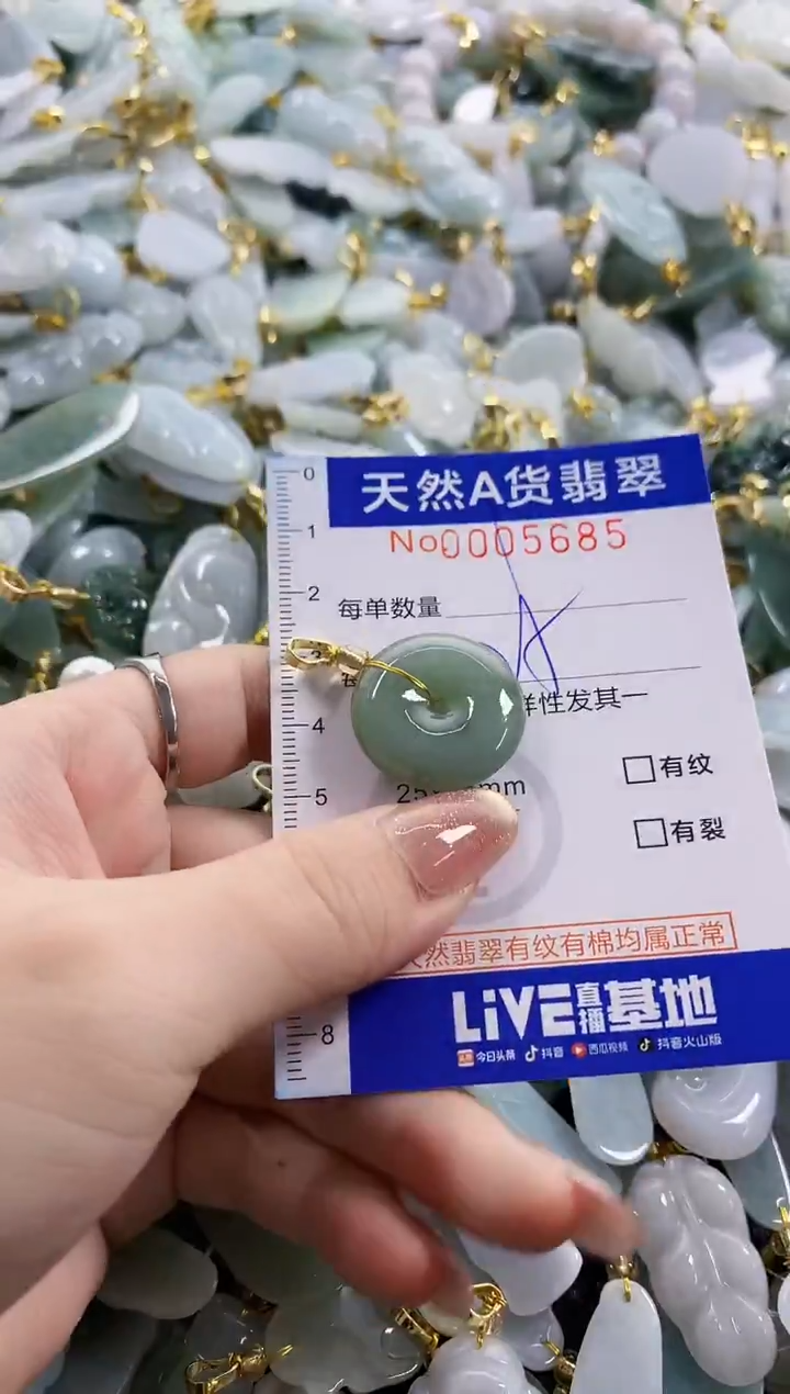 颈饰未镶嵌翡翠天然A货翡翠