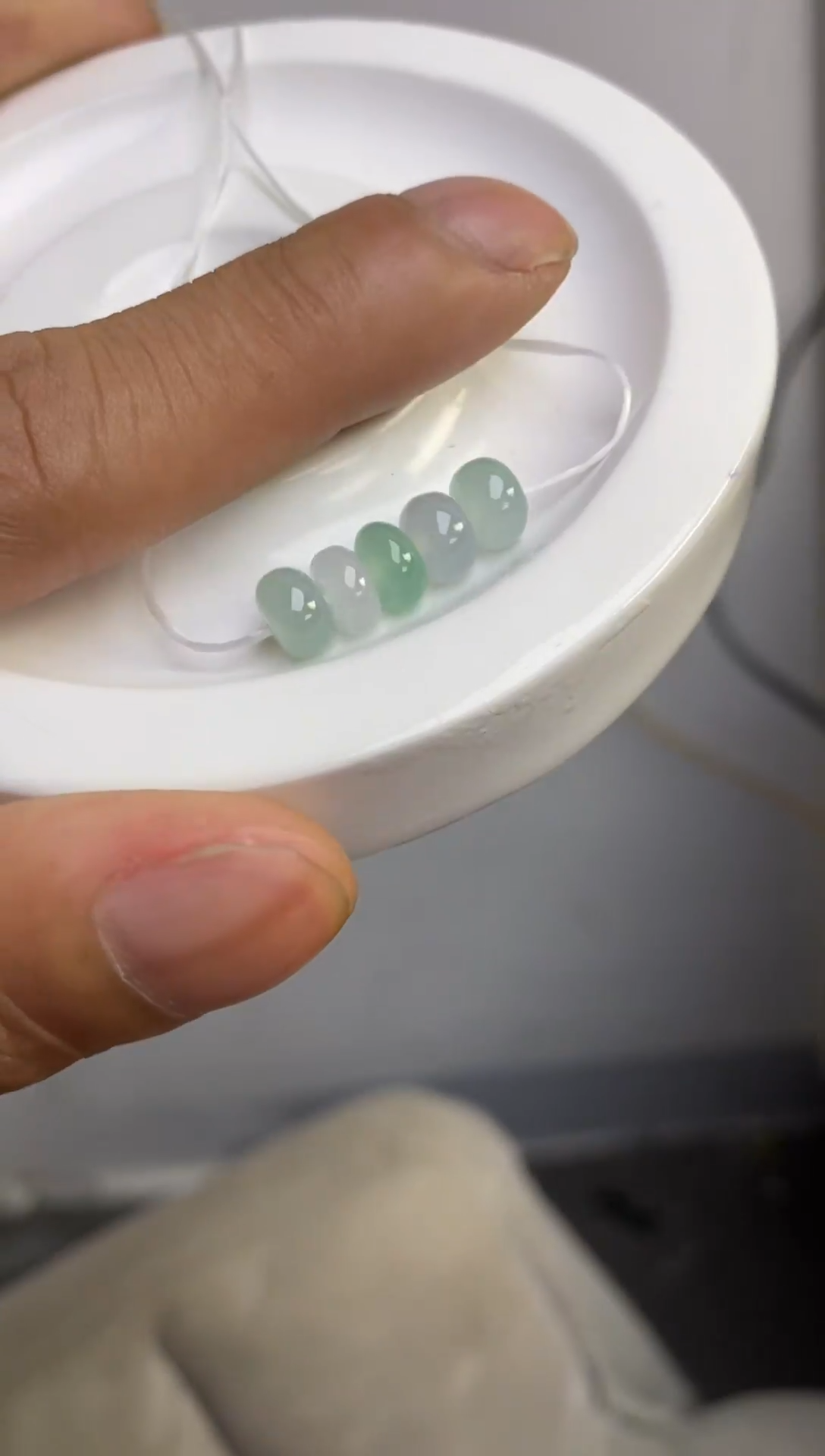 翡翠散珠29天然A货翡翠散珠卡