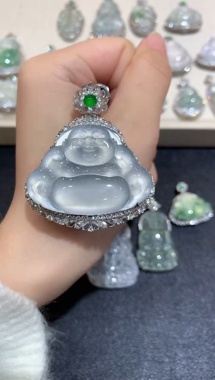 【闪购商品】翡翠颈饰18K金镶嵌A 3    