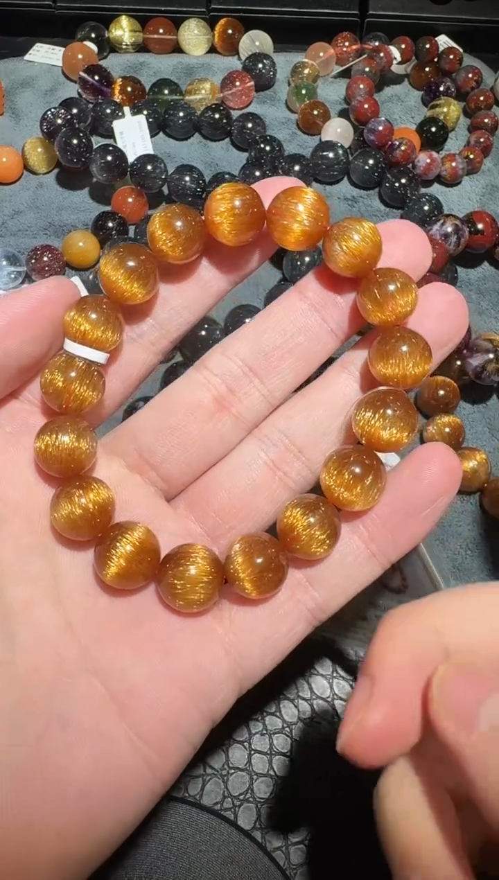 【闪购商品】水晶手链未镶嵌单圈发晶A12