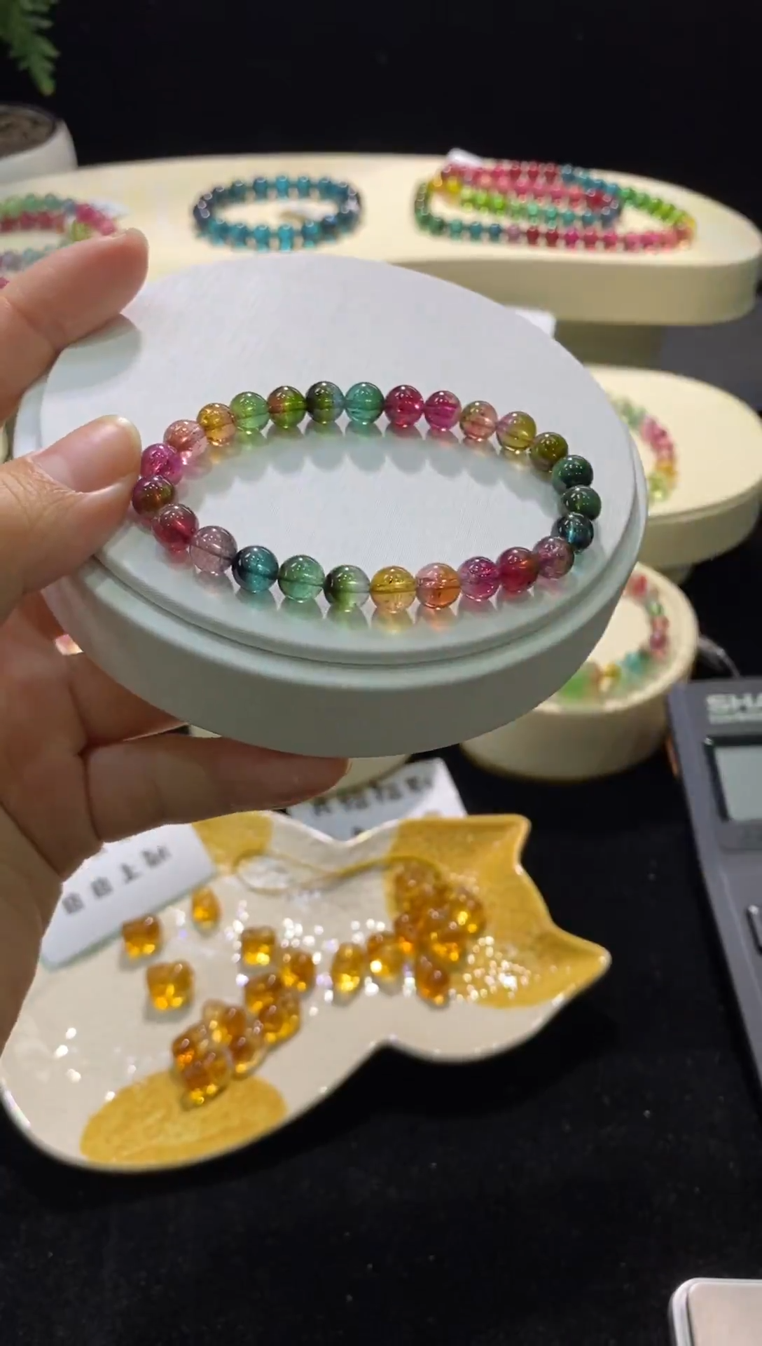 【闪购商品】碧玺手链未镶嵌【梦源珠宝】天然碧玺手链