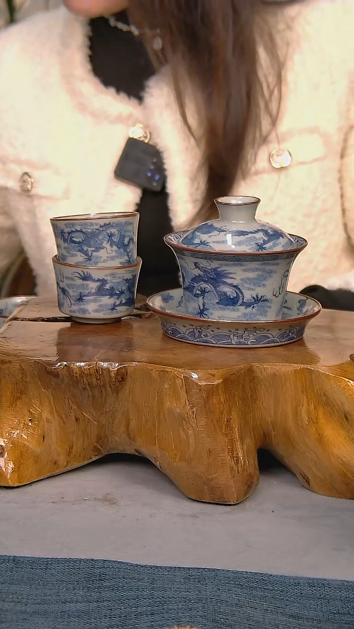 【闪购商品】简装家用款3件套 陶瓷家用茶具系列