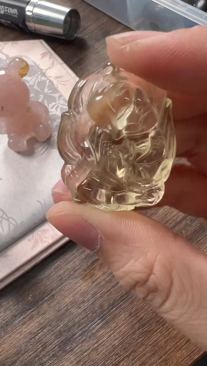 未镶嵌珠宝半成品水晶M2020 约3.5cm