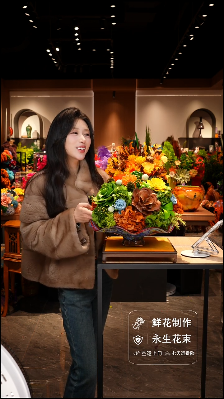 手工艺品琉璃手工花器花束空运包邮送货上门-以图片为准    