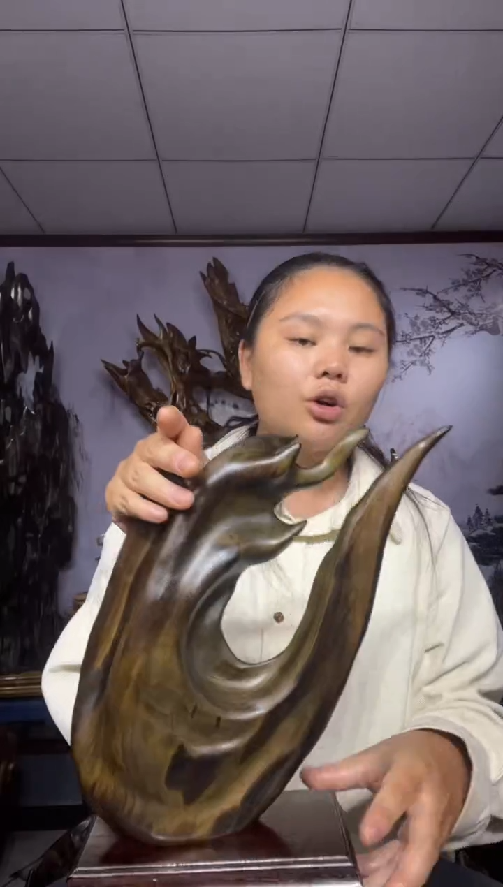 金丝楠木雕款金丝楠木工艺品摆件