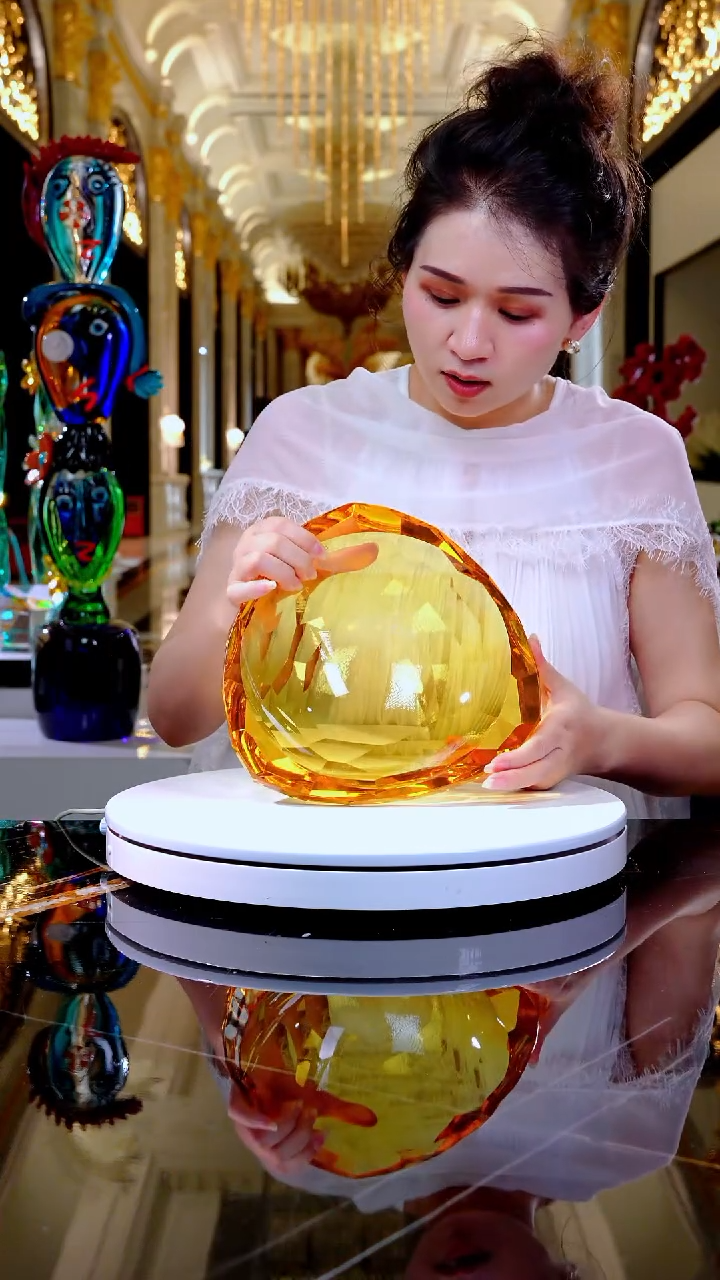 摆件琉璃WG0376艺术果盘