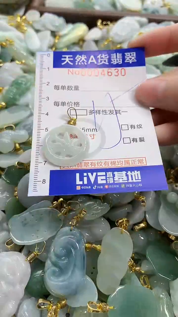 颈饰未镶嵌翡翠天然A货翡翠