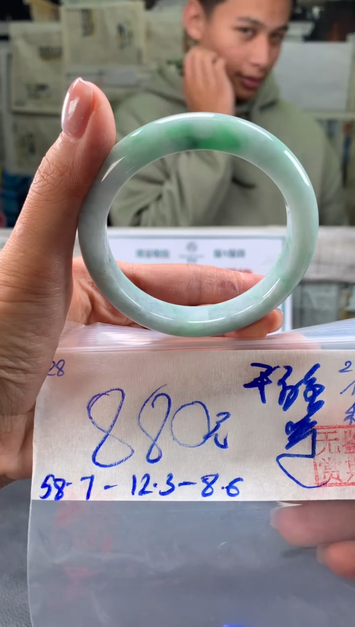 未镶嵌手镯翡翠?****福翡翠手镯 下单联系小耳机#28
