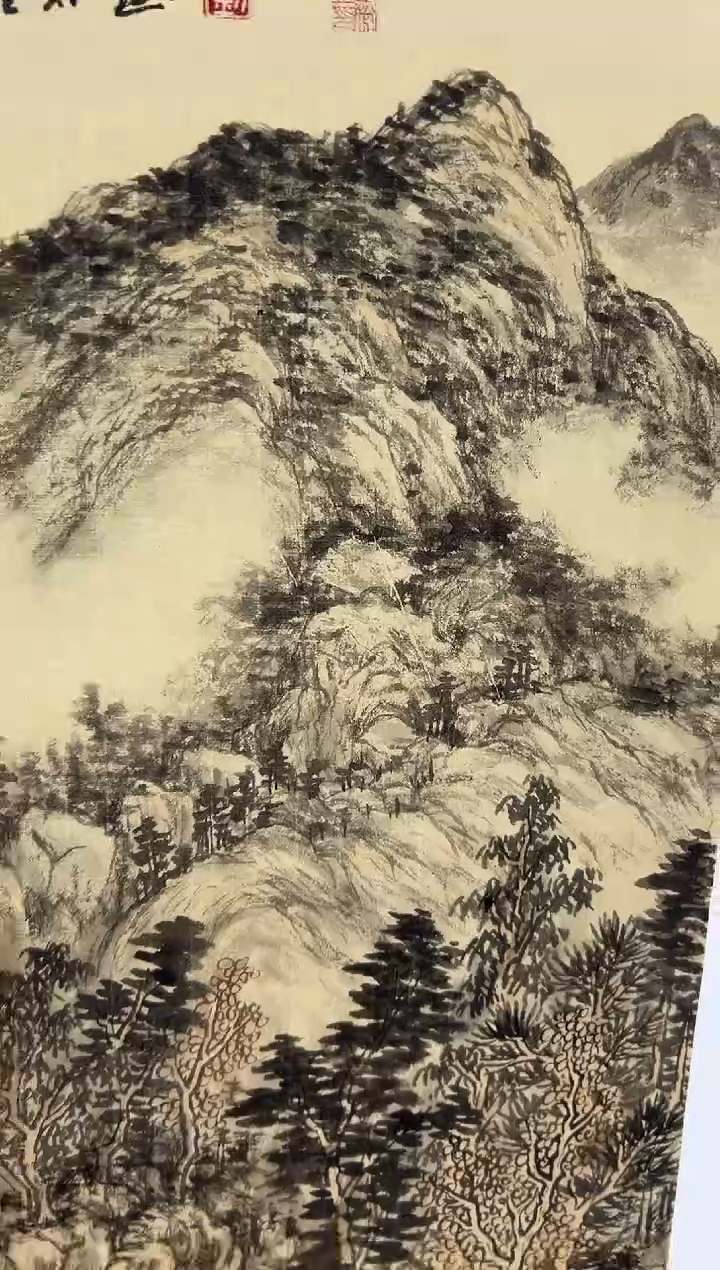 国画刘立荣亲笔绘画手绘作品D16