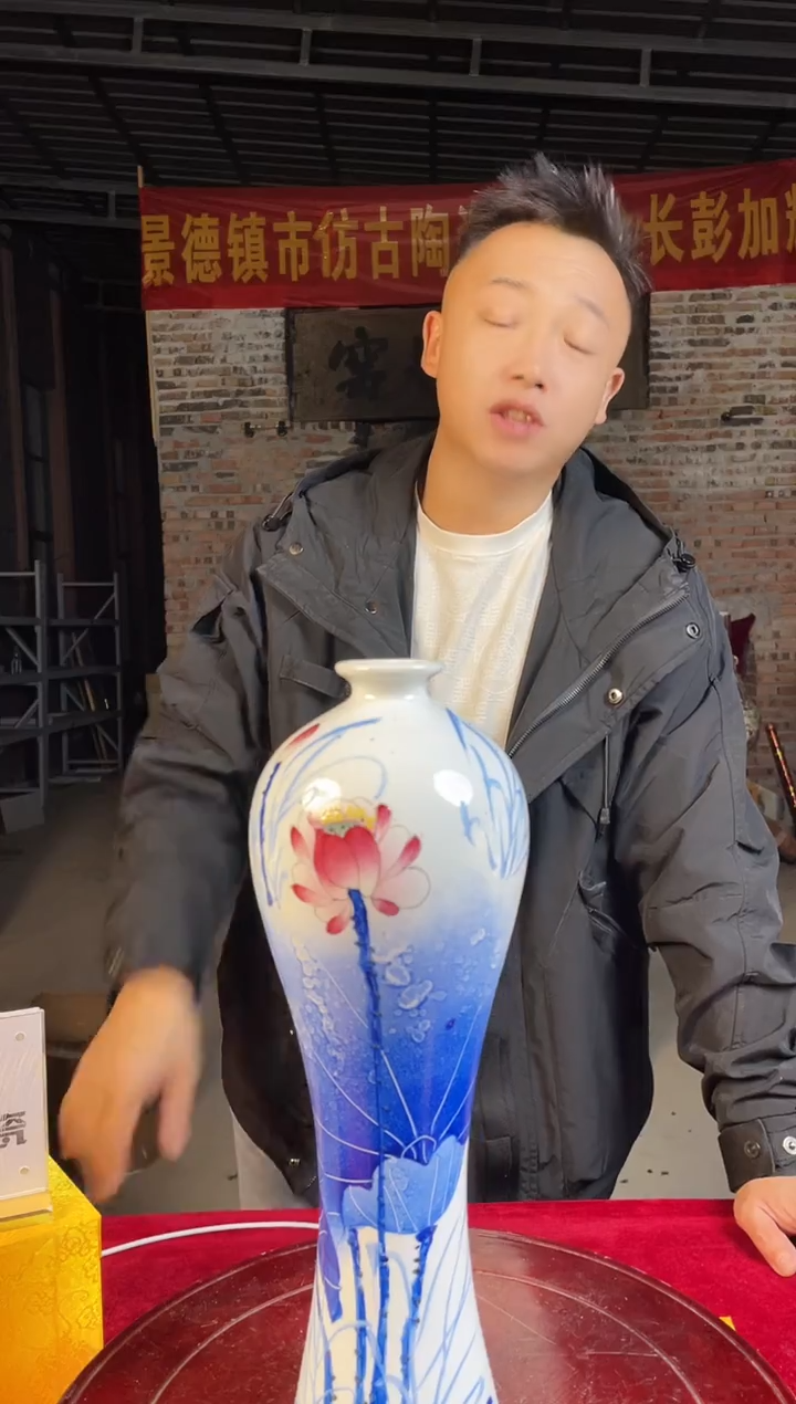 瓶陶景德镇陶瓷瓶