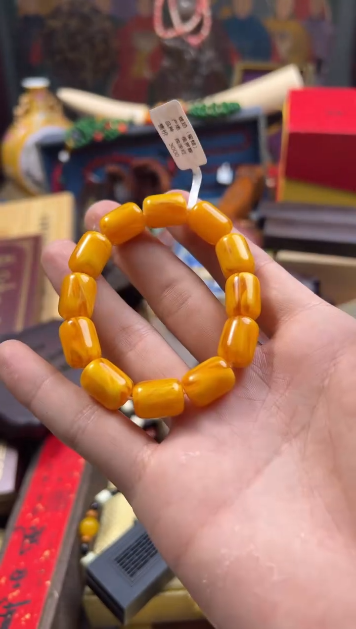 【闪购商品】蜜蜡裸石未镶嵌---------------