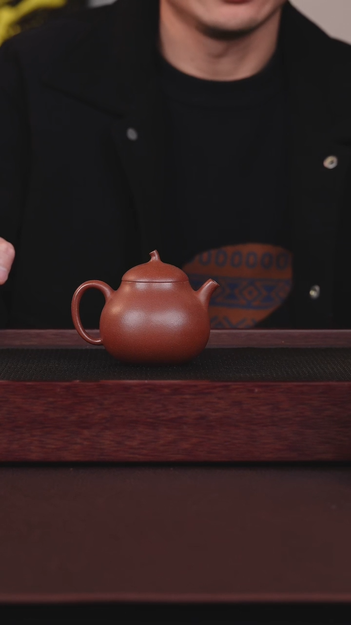 【闪购商品】紫砂茶壶半手工·茄瓜·200cc（理性下单）