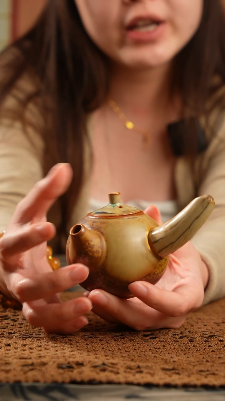 原创手工柴烧盖碗