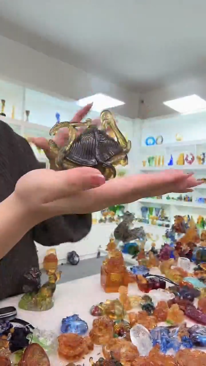 手工艺品琉璃玄武