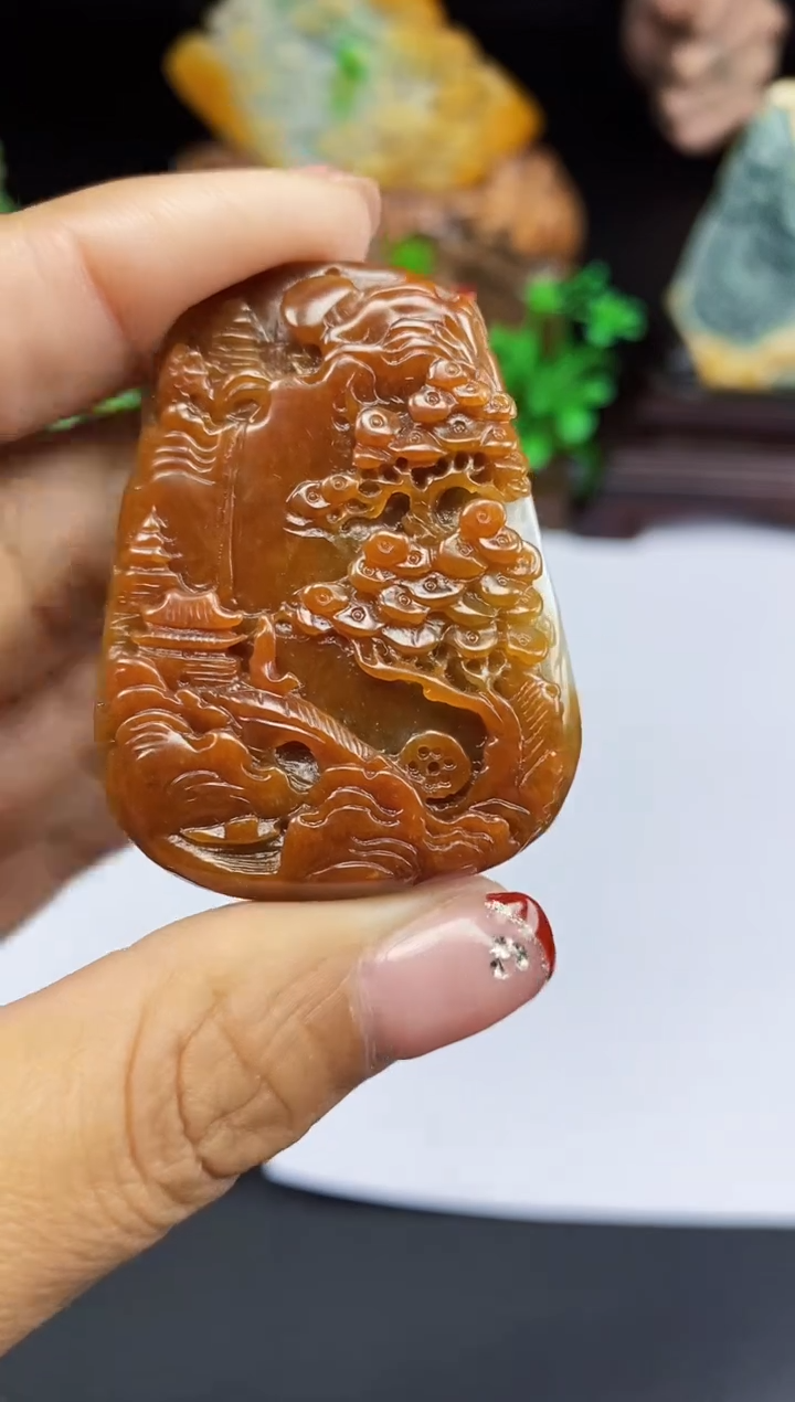 【闪购商品】翡翠颈饰未镶嵌翡翠A货