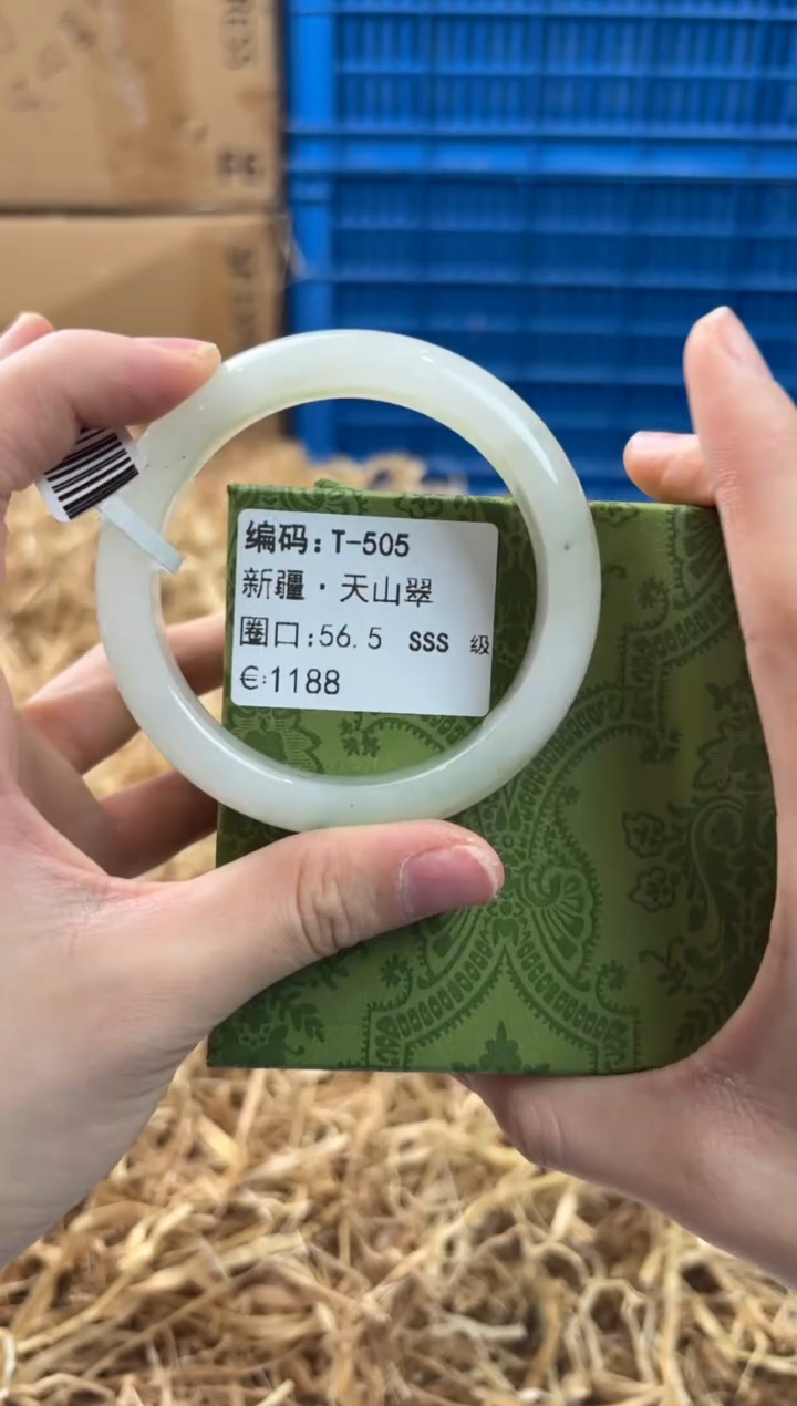 未镶嵌手镯石英质玉T-505