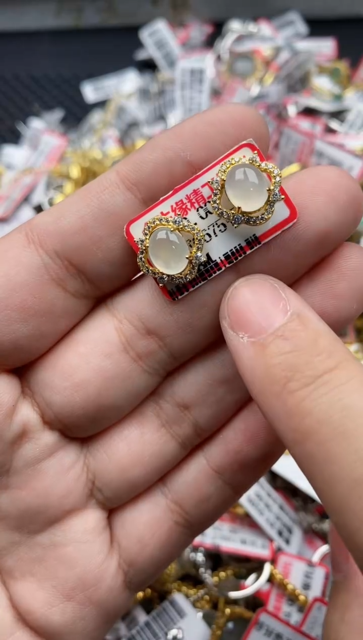 【闪购商品】翡翠戒指银S925镶嵌55555---10