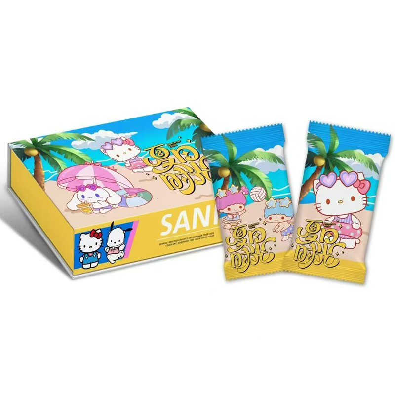 【乖鱼文创】三丽鸥夏日时光收藏卡海良来袭潮玩卡牌盲盒代拆