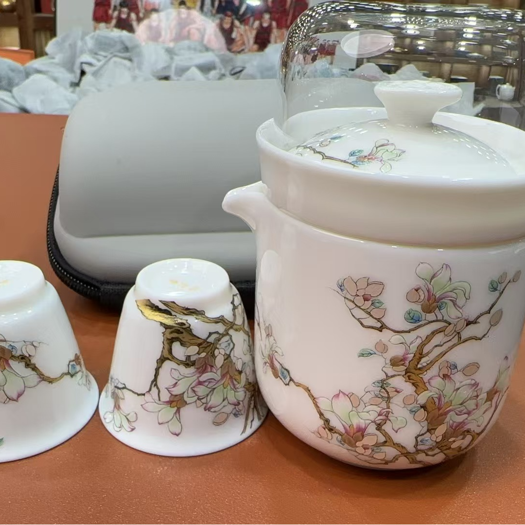 YS391-栀子花旅行茶具