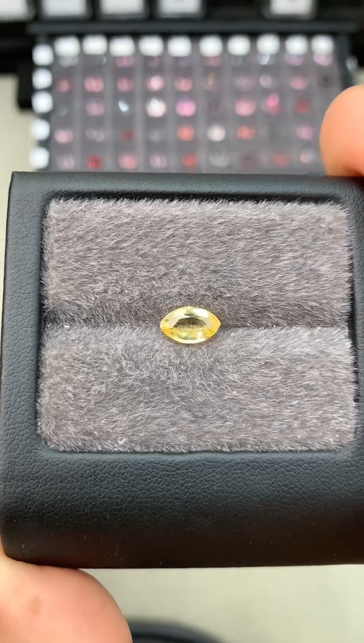 【闪购商品】定制蓝宝石裸石未镶嵌1.49ct 兰卡老烧蓝宝石